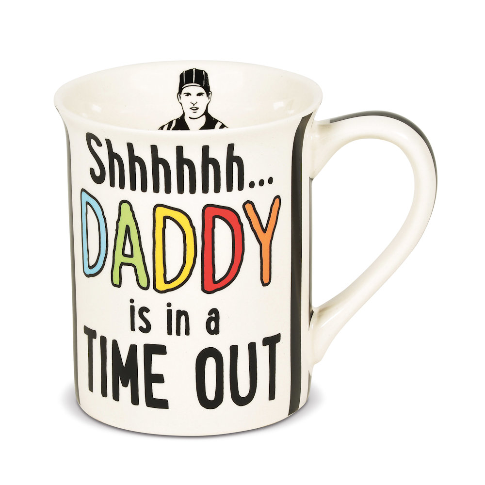 Our Name Is Mud Shhh Time Out Dad Mug