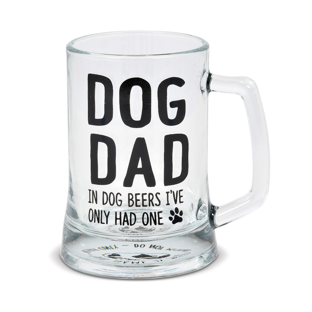 Our Name Is Mud Dad Glass Stein and Opener Set