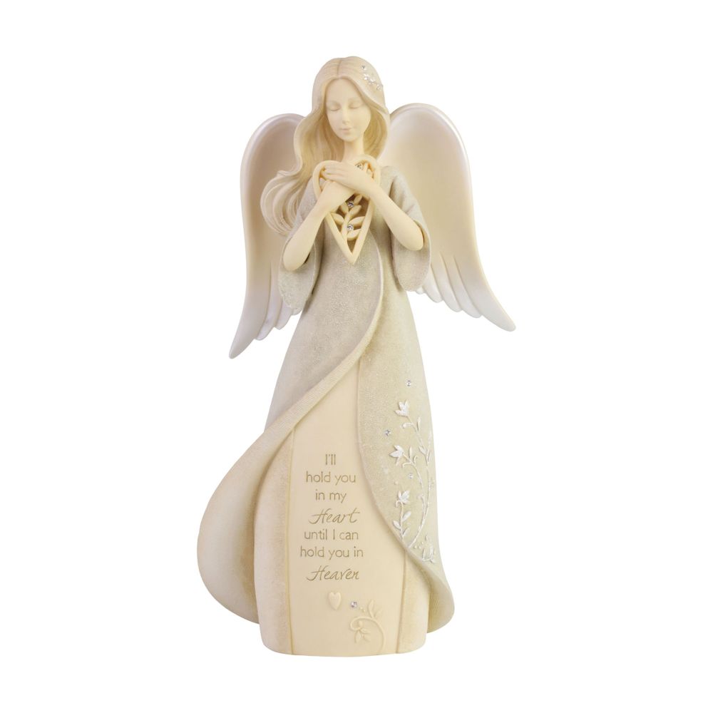 Foundations Hold You in Heaven Bereavement Angel Figurine