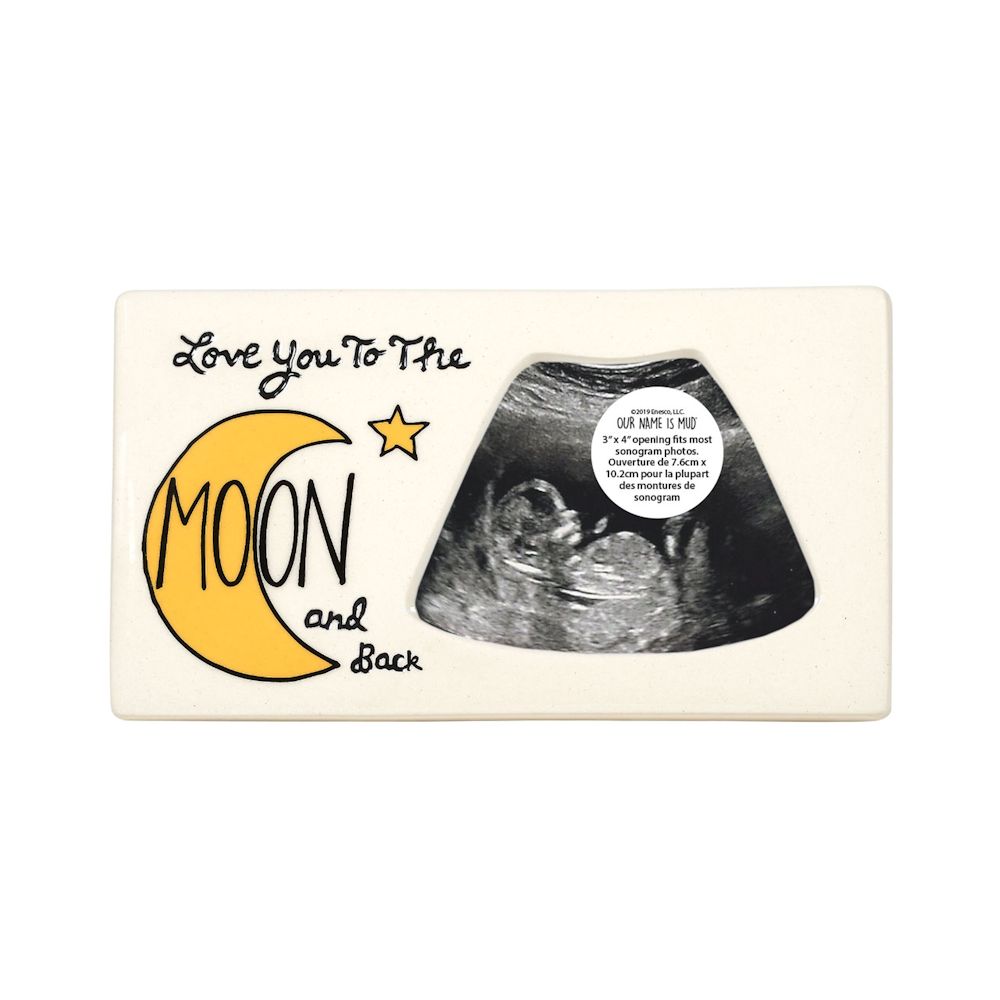 Our Name Is Mud Love to Moon Sonogram Frame
