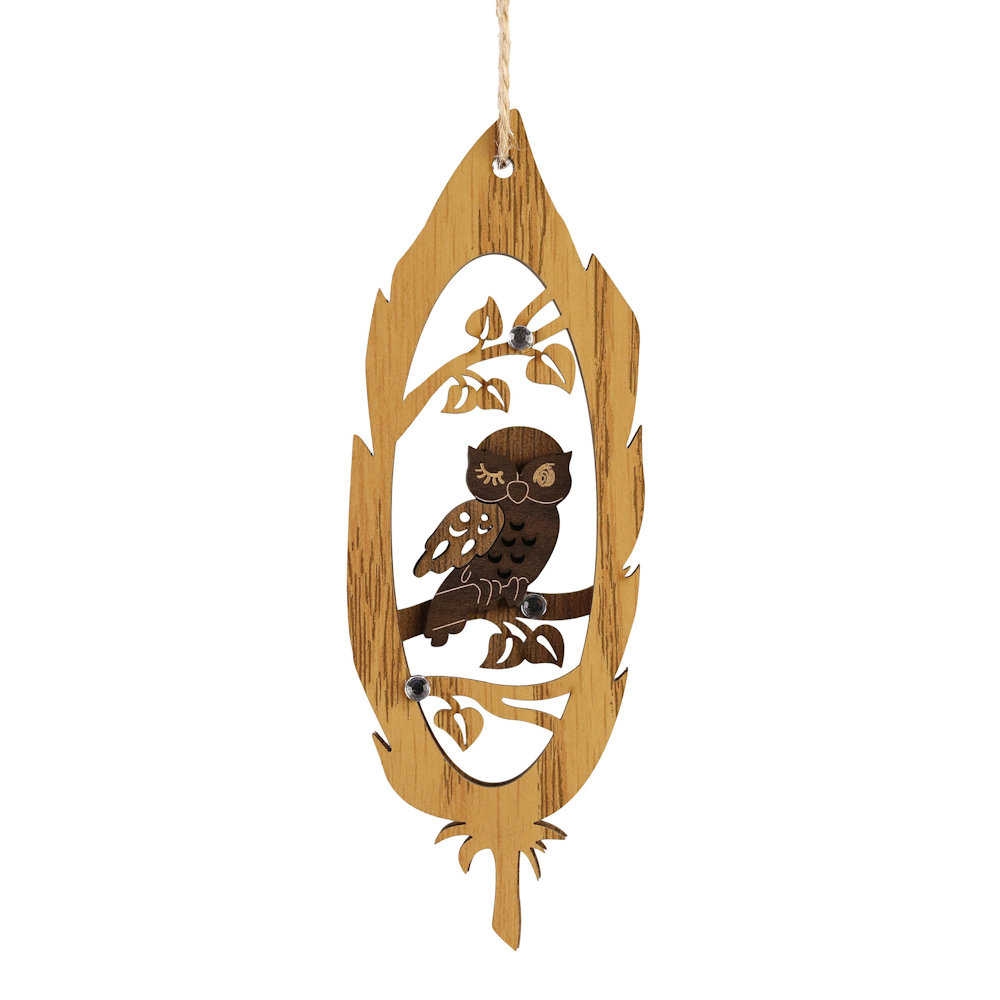 Flourish Filigree Owl Ornament