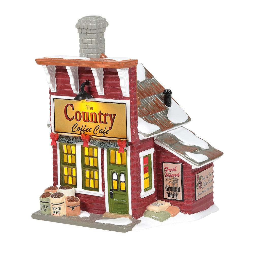 Department 56 Country Living The Country Coffee Cafe Lighted Building