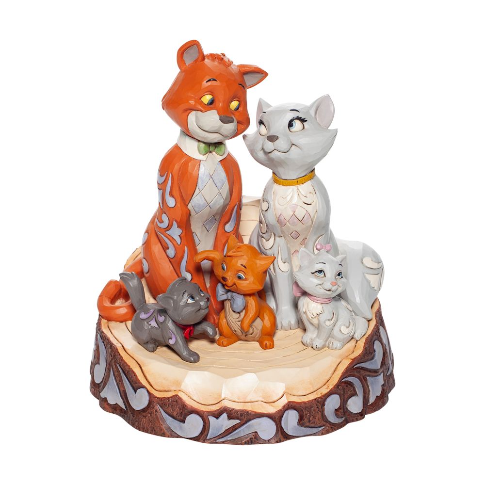 Heartwood Creek Disney Pride and Joy - Aristocats Carved by Heart