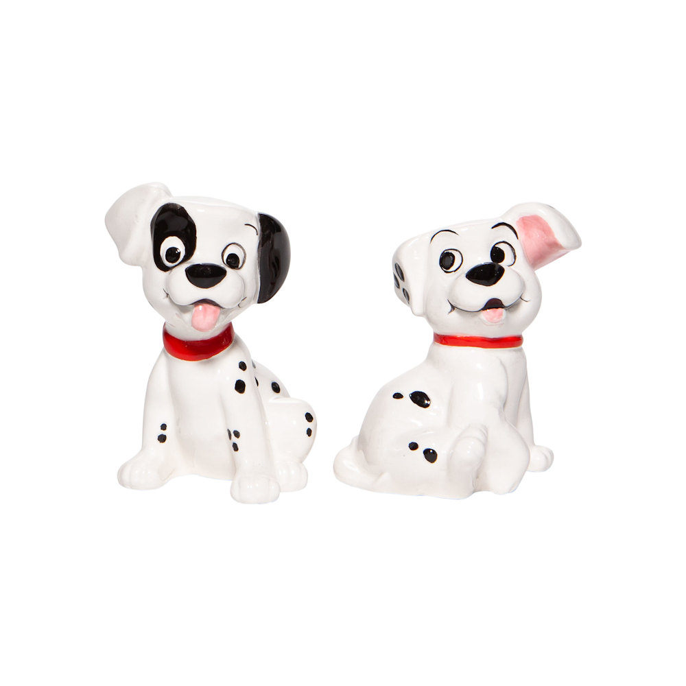 Department 56 Disney Lucky and Patch Salt and Pepper Shakers