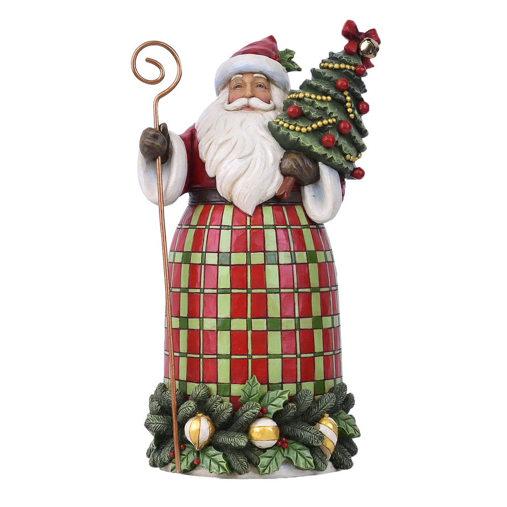 Heartwood Creek Have Yourself A Country Christmas - Santa with Tree