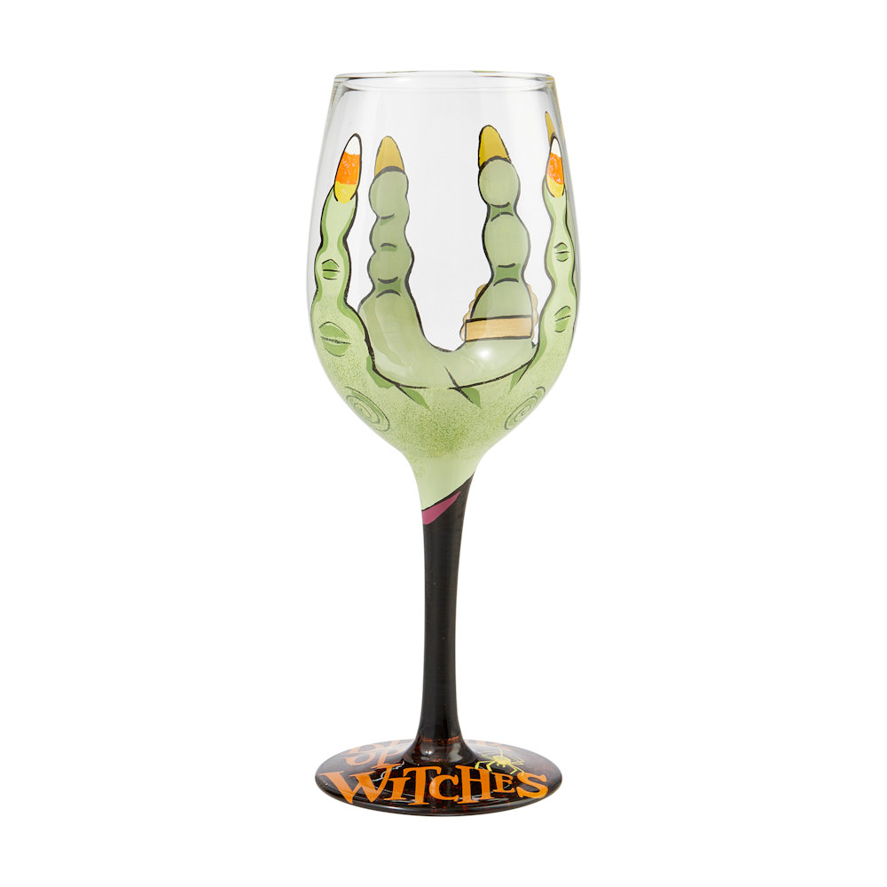 Lolita Drink Up Witches Wine Glass