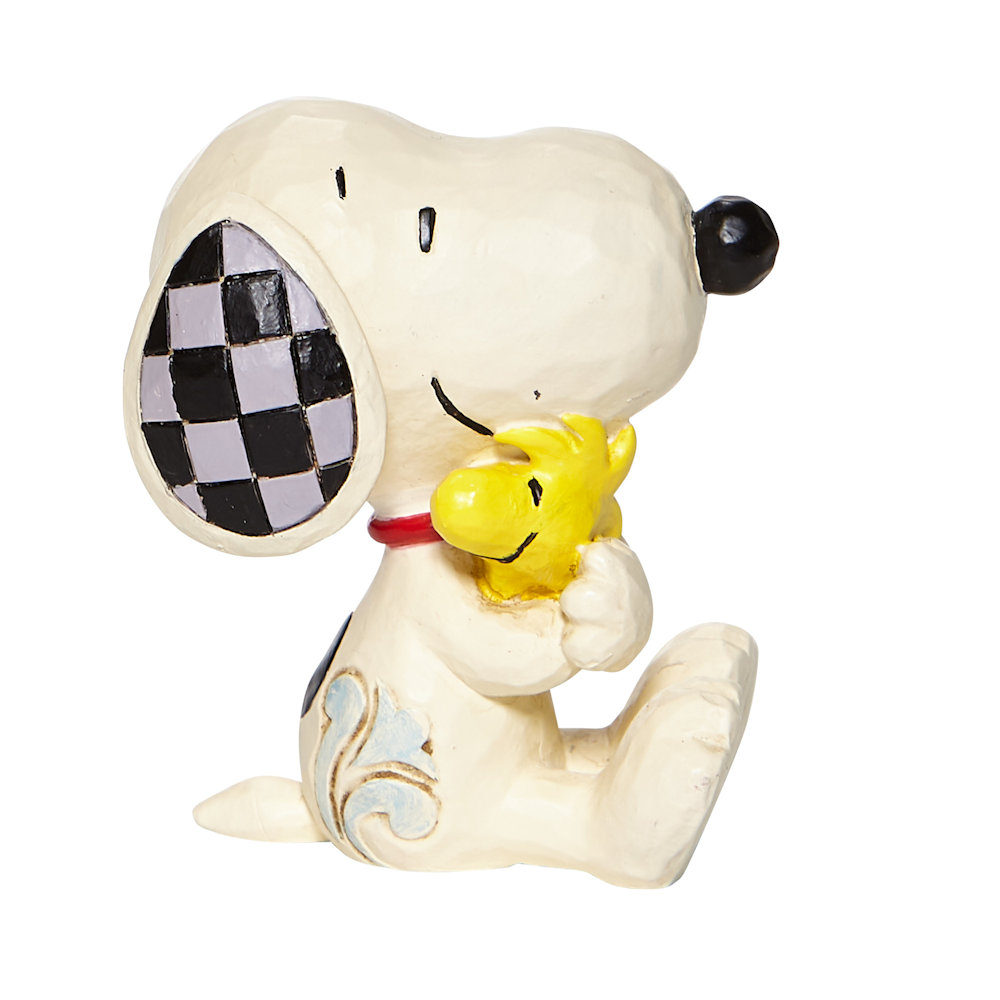 Heartwood Creek Peanuts Mini Snoopy and Woodstock Figurine
