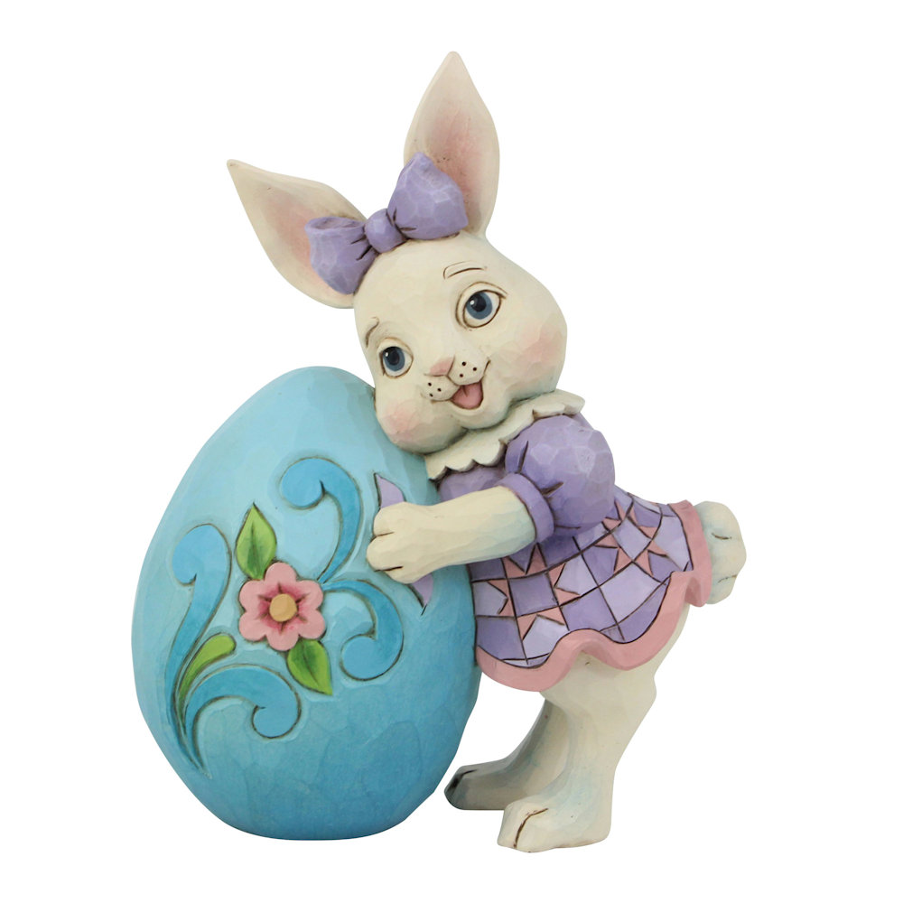Heartwood Creek Somebunny Loves Easter - Girl Bunny with Easter Egg