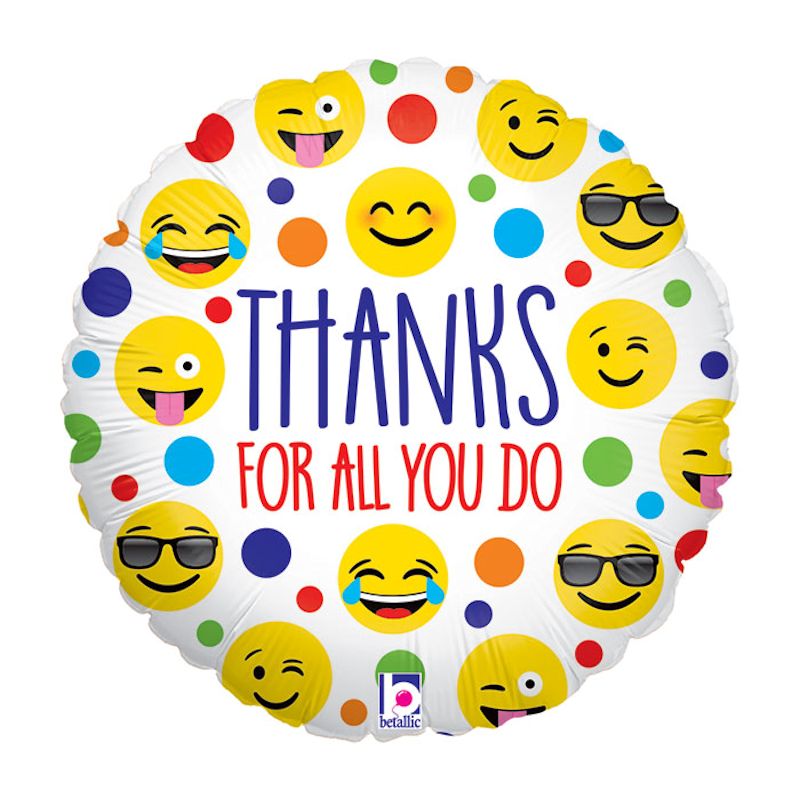 burton+BURTON Emoji Thank You 9" Balloon