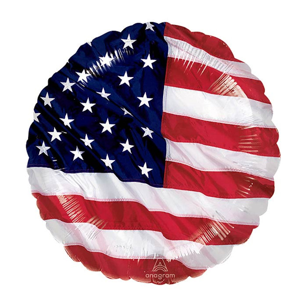 burton+BURTON 18" American Flag Balloon