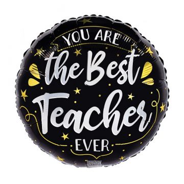 burton+BURTON 17" Best Teacher Ever Balloon