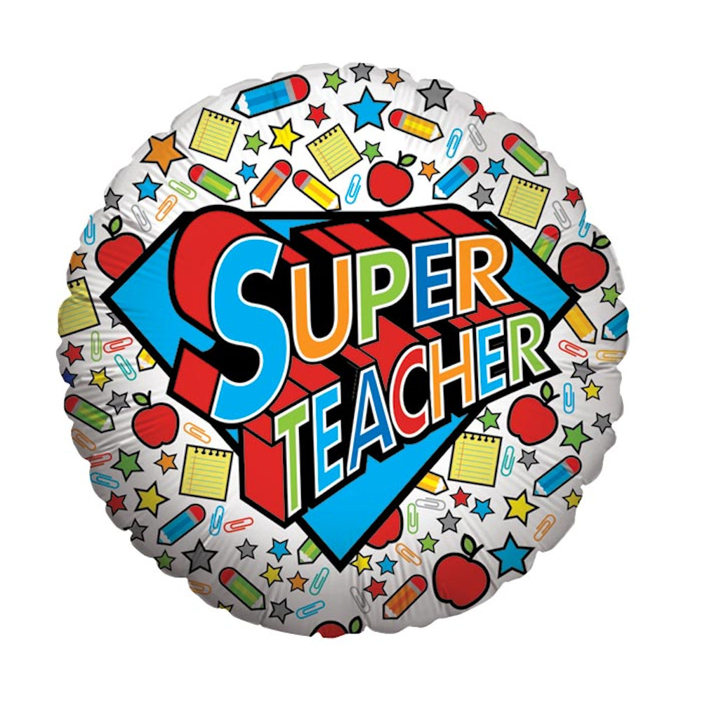 burton+BURTON 17" Super Teacher Balloon