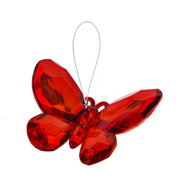 Ganz Birthstone Butterfly Ornament for January - Garnet