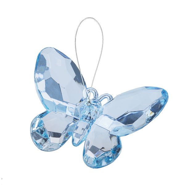 Ganz Birthstone Butterfly Ornament for March - Aquamarine