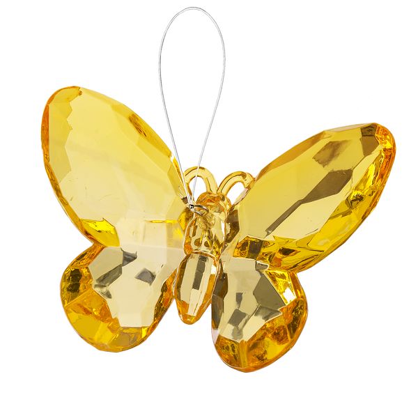 Ganz Birthstone Butterfly Ornament for November - Topaz