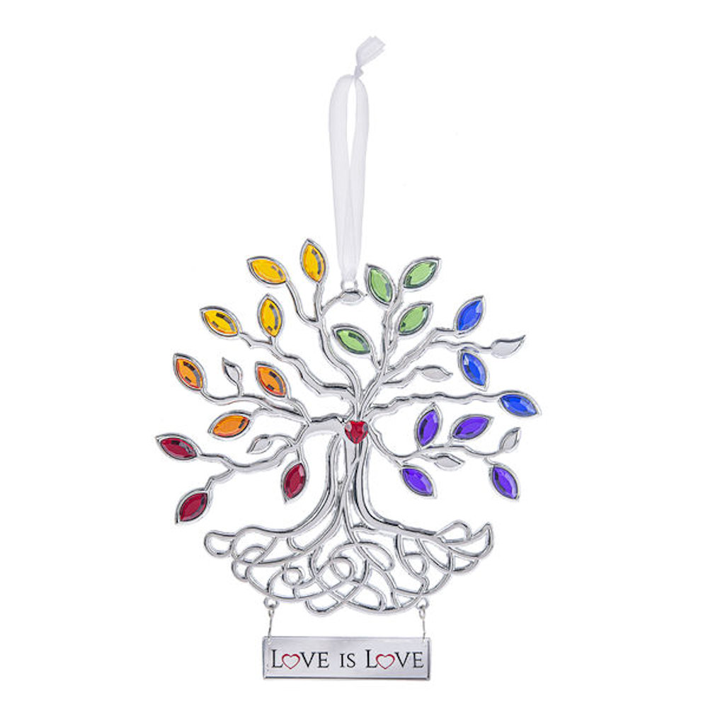 Ganz Crystal Expressions Love is Love Tree Ornament