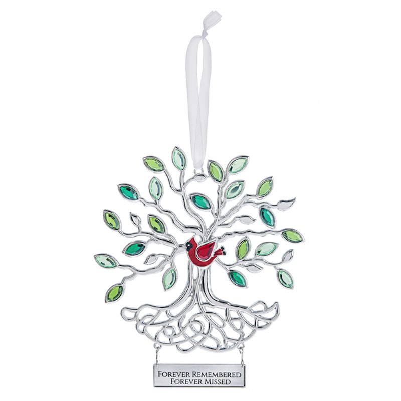 Ganz Crystal Expressions Forever Remembered Tree Ornament