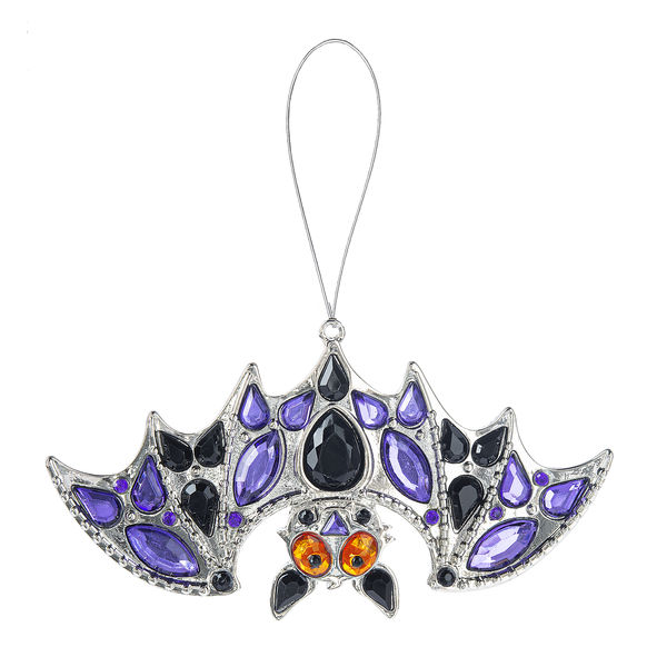 Ganz Crystal Expressions Bat Ornament - Purple