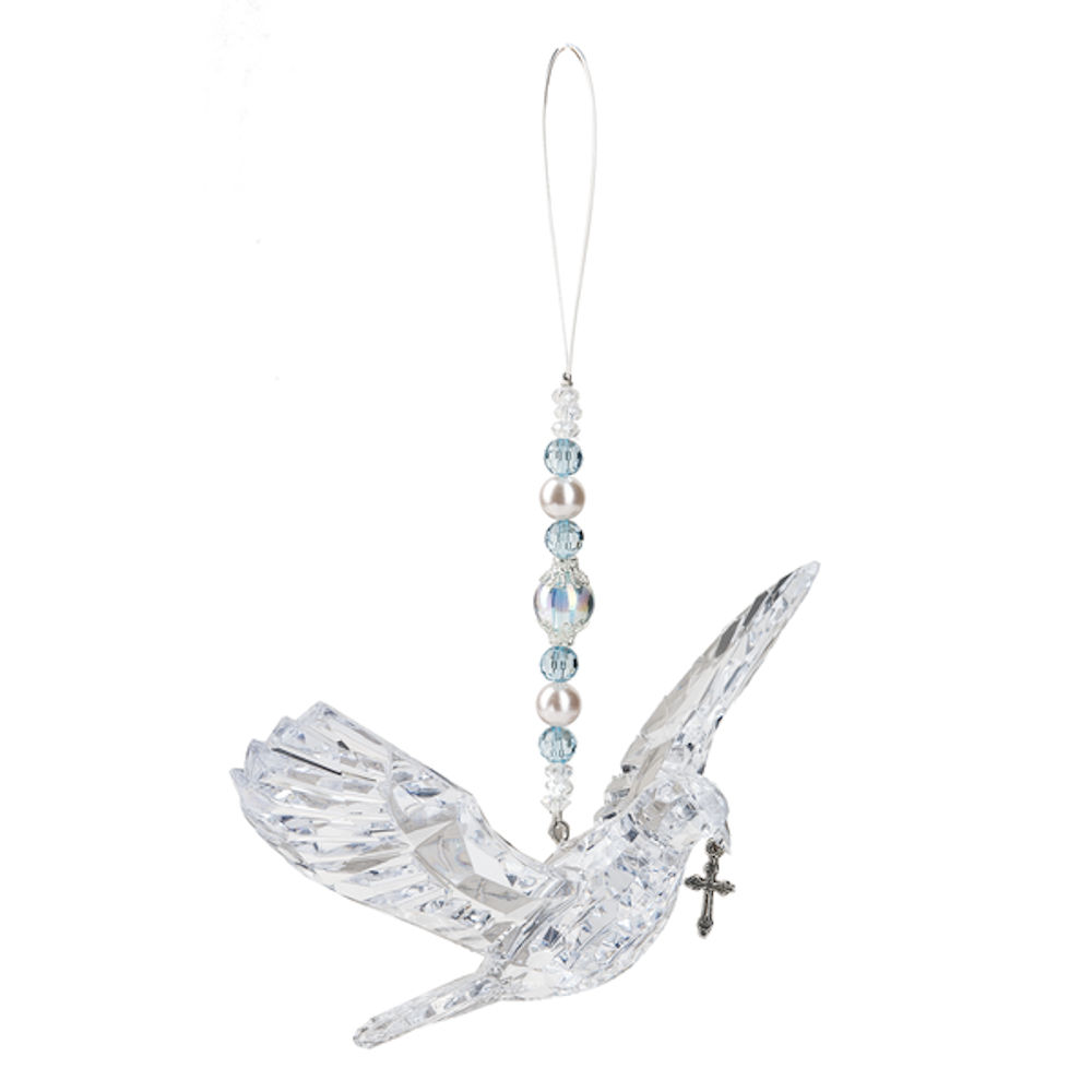 Ganz Crystal Expressions Hanging Dove with Cross
