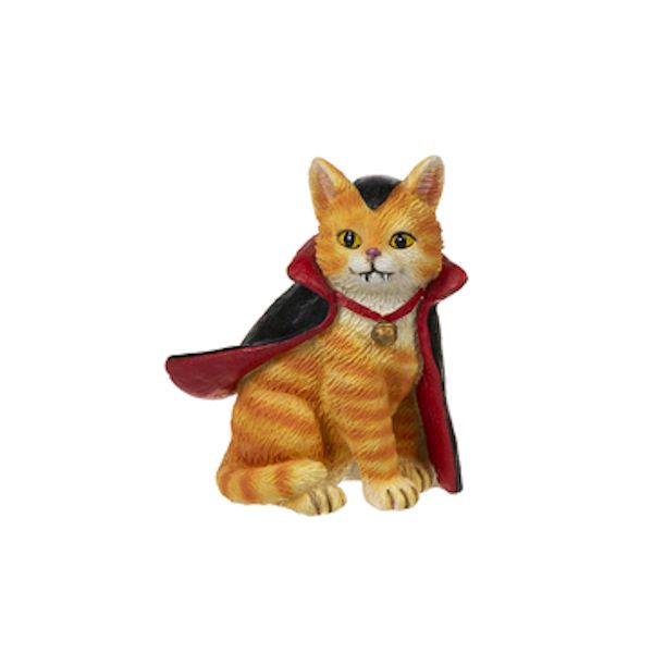 Ganz Halloween Costume Cat Dressed As A Vampire Figurine