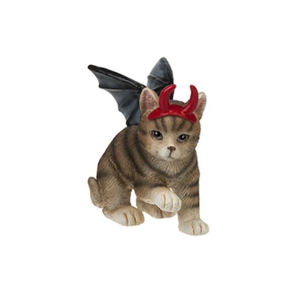 Ganz Halloween Costume Cat Dressed As A Demon Figurine