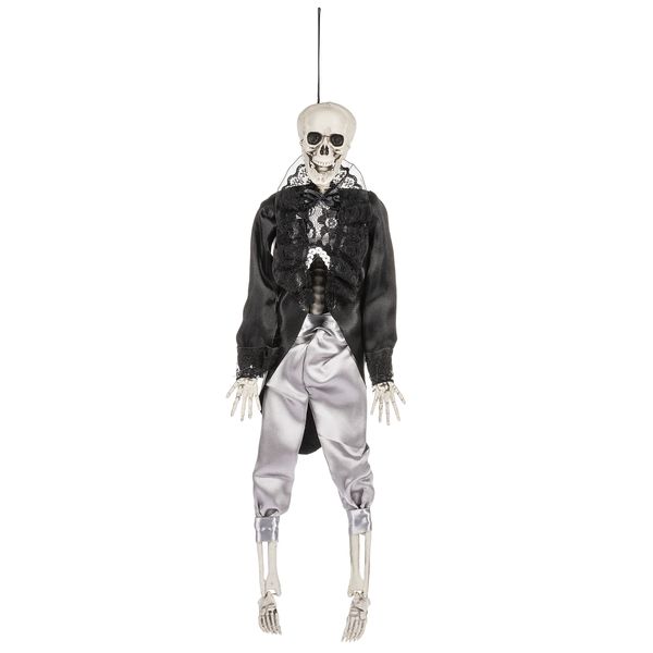 Ganz Costume Skeleton Ornament - Silver Pants