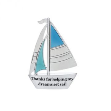 Ganz Dreams Sailboat Mini Figurine