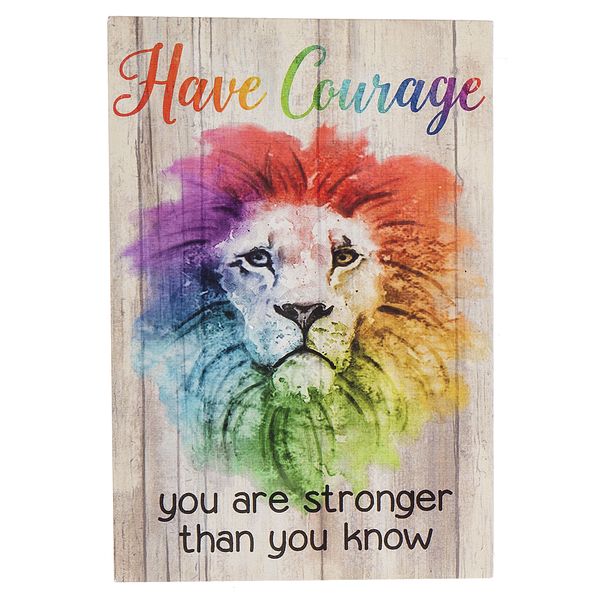 Ganz Have Courage Mini Plaque