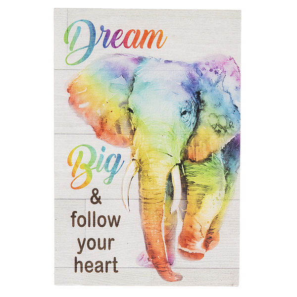 Ganz Dream Big and Follow Your Heart Mini Plaque