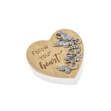 Ganz Embellished Heart Box - Follow Your Heart