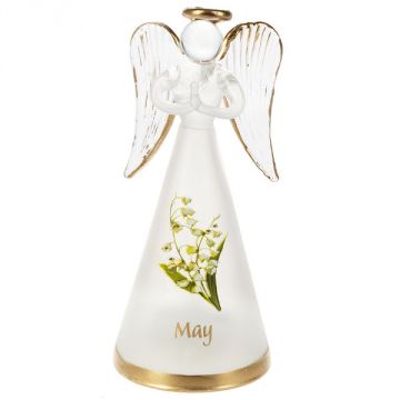 Ganz Light Up Birth Month Angel - May - Lily of the Valley