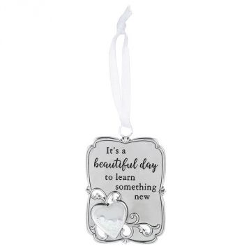 Ganz It's A Beautiful Day To Learn Something New Ornament Plaque