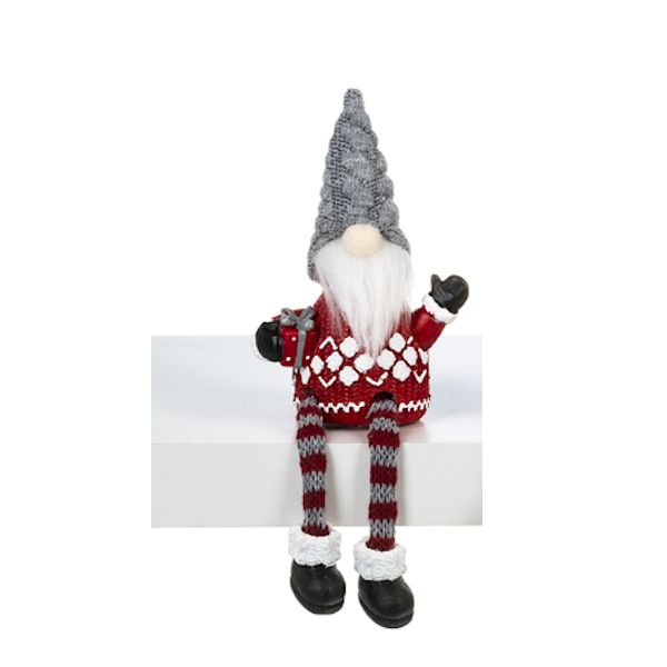 Ganz Gnome Red Sweater Shelfsitter