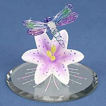 Glass Baron Dragonfly, Lavender Lily