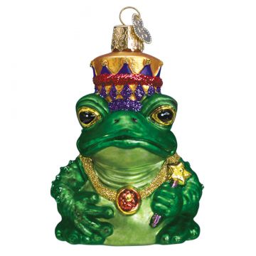 Old World Christmas Frog King Ornament