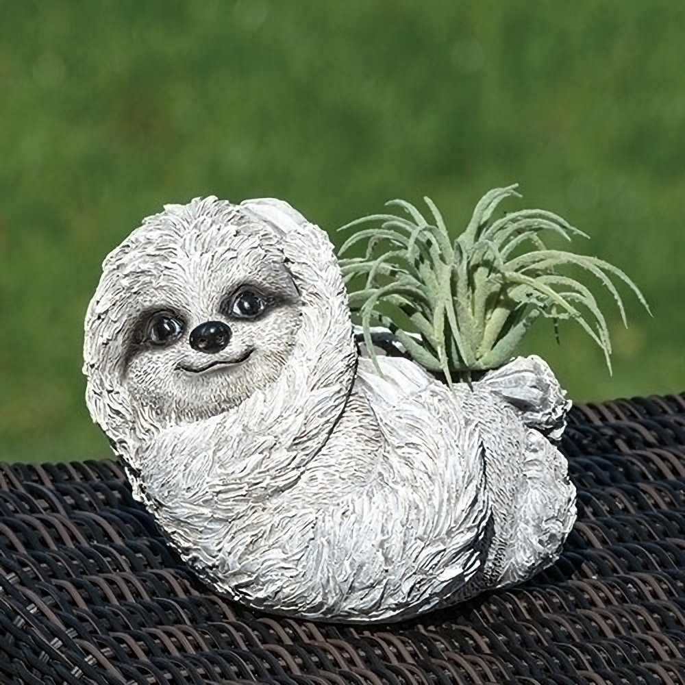 Roman Pudgy Pals Mini Sloth Planter
