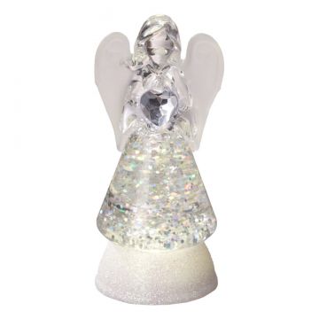 Ganz Mini Shimmer Birthstone Angel - April Diamond