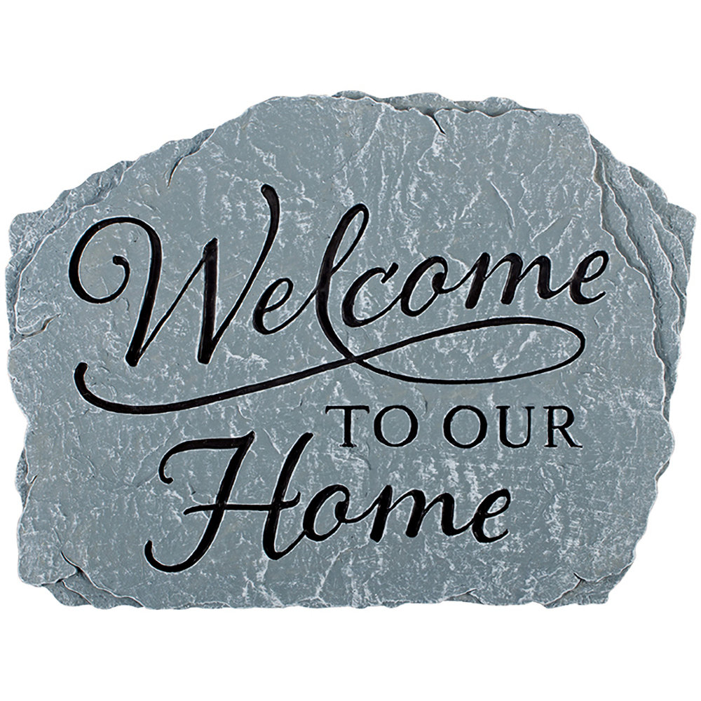 Carson Home Accents Welcome To Our Home Garden Stone