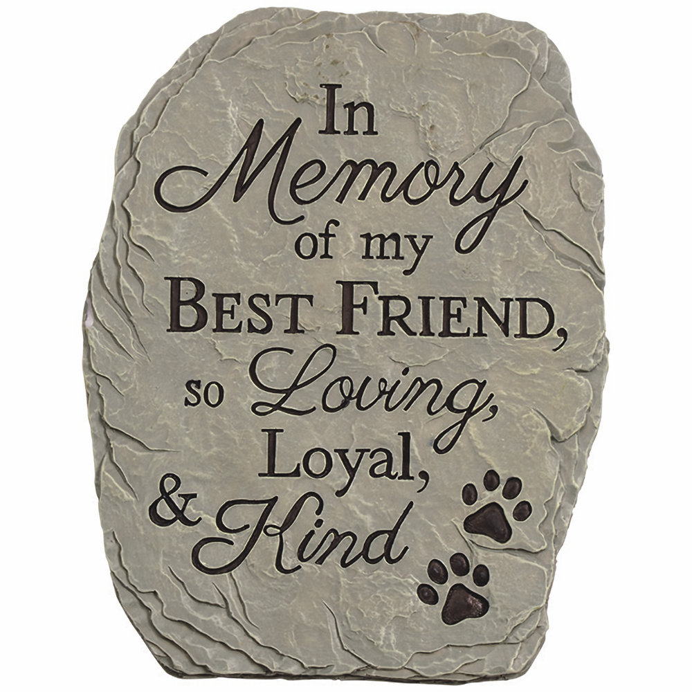 Carson Home Accents Loyal and Kind Garden Stone
