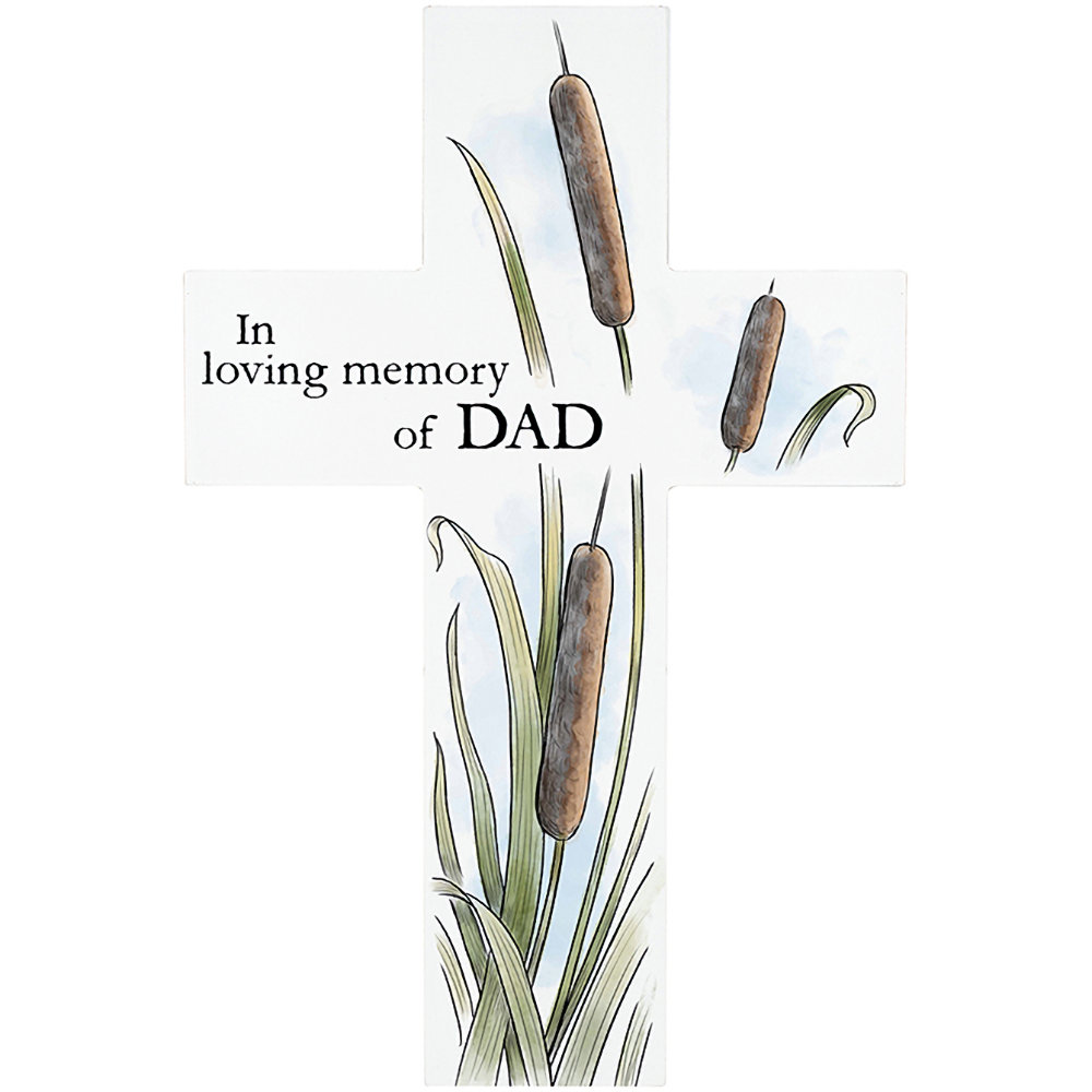 Carson Home Accents In Loving Memory of Dad Memorial Cross