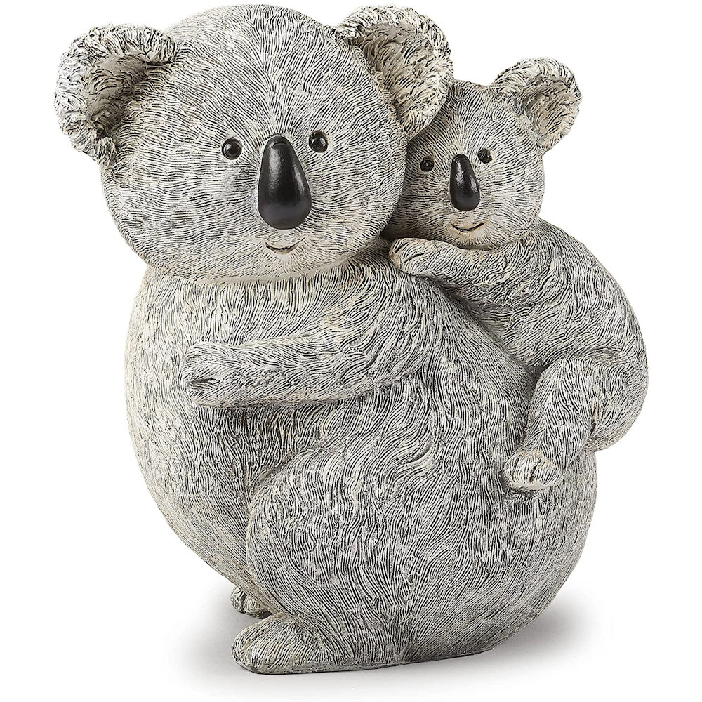 Roman Koala and Baby Mini Me Garden Statue
