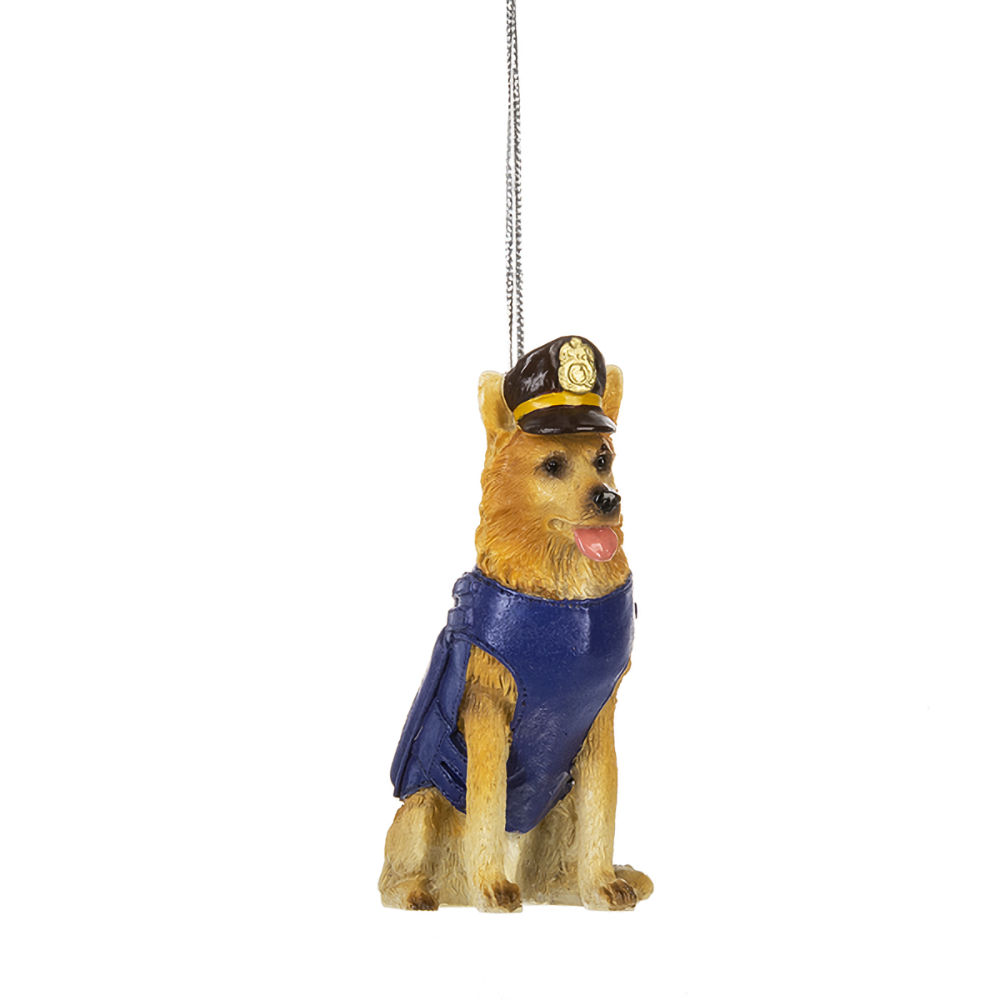 Ganz Police Dog Ornament