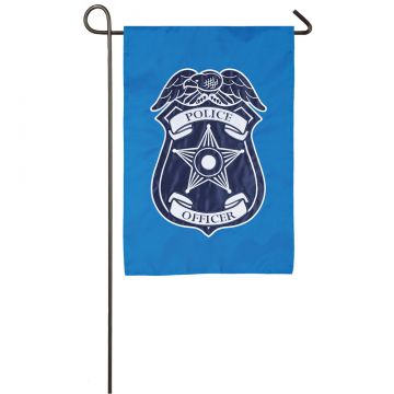 Evergreen Police Department Garden Applique Flag