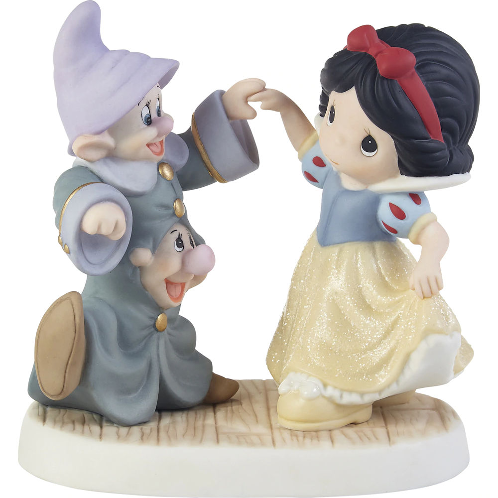 Precious Moments Dance Your Cares Away Snow White And The Seven Dwarfs
