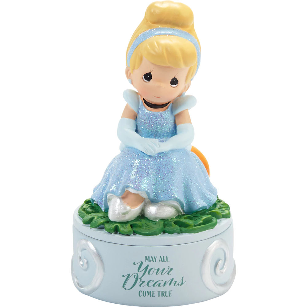 Precious Moments Disney Dreams Come True Cinderella Covered Box
