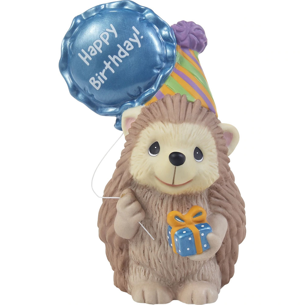 Precious Moments Looking Sharp On Your Birthday - Hedgehog Figurine