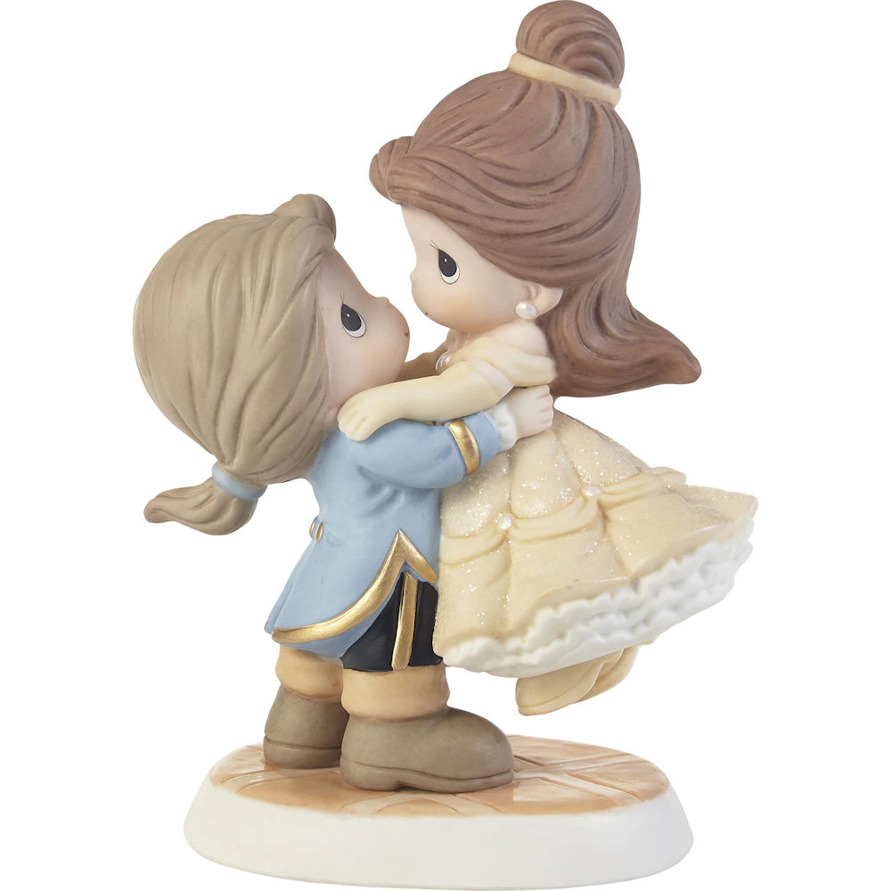 Precious Moments Disney Your Love Lifts Me Higher - Belle and Prince