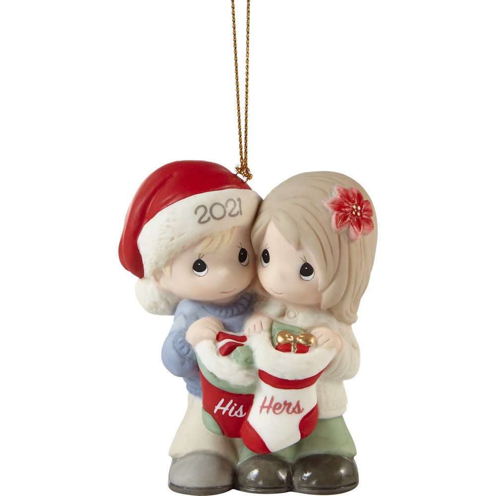 Precious Moments Our First Christmas Together 2021 Dated Ornament