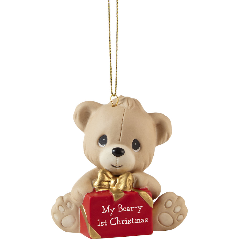 Precious Moments My Bear-y First Christmas Teddy Bear Ornament