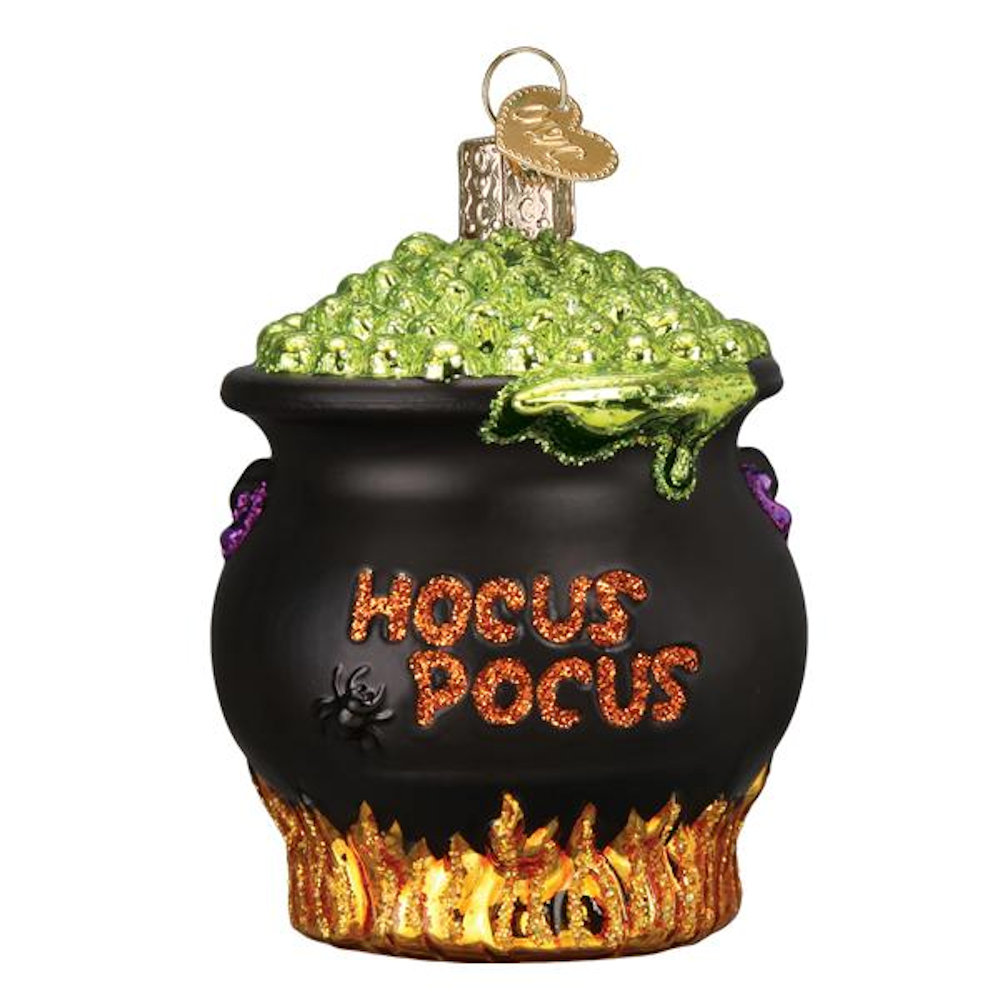 Old World Christmas Halloween Cauldron Ornament